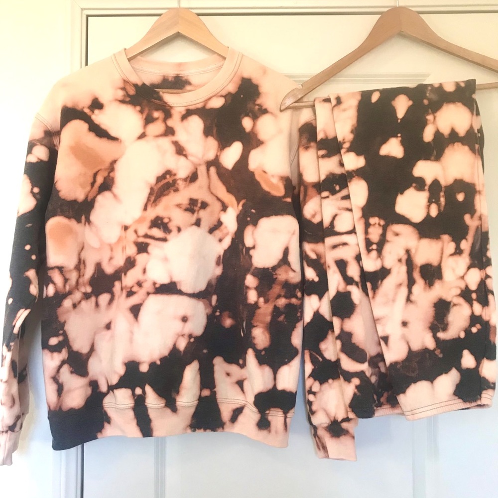 Bleach Dyed Sweatsuit